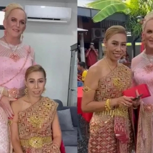 美国“女性”嫁给泰国女性，网友：同性婚姻燃起希望！