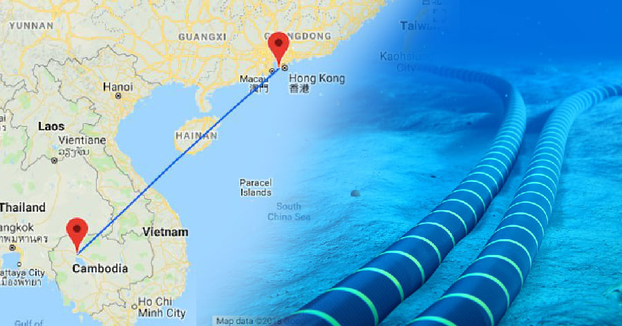 柬埔寨西港—中国香港海底光缆项目正式启动！
