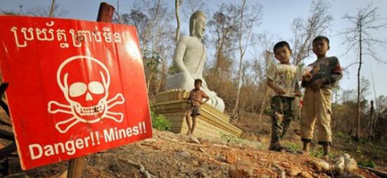 柬埔寨多个省份宣布成为“无雷区”
